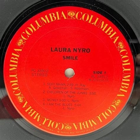Laura Nyro Smile Lp Columbia Waxpend Records