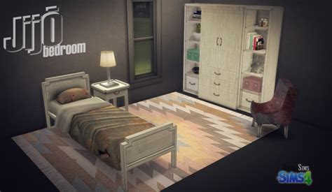 Onyx Sims Jijō Bedroom Set • Sims 4 Downloads