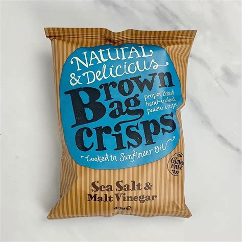Brown Bag Salt And Vinegar Crisps 20 X 40g Food Republic