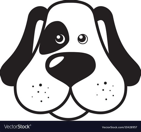 You Can Use Them For Free 6 Users Visited Puppy Face Clipart Black And
