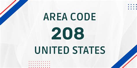 Area Code 208 2023 ⭐ Preficode
