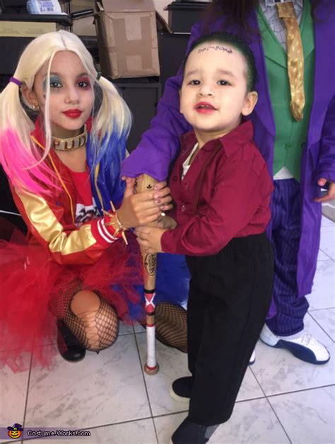 Harley Quinn And Joker Kids Halloween Costume Easy Diy Costumes
