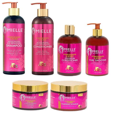 Pomegranate And Honey 6pcs Set By Mielle Mielle Products Ghana