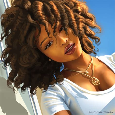Black Women Art Black Girl Art Black Love Art Natural Hair Art