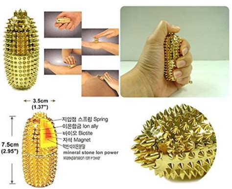 hand palm acupressure massager magnetic therapy stimulating magic power grip korea e market