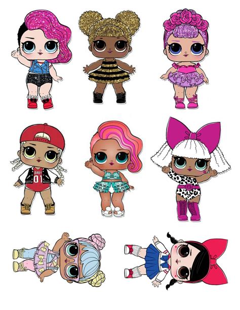 Lol Surprise Printable Suitable For Party And Topper Lol Dolls Lol