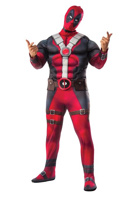 Plus Size Deluxe Deadpool Movie Costume Marvel Costumes