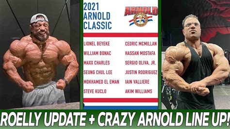 Roelly Winklaar Update Competing Soon Crazy Arnold Classic Line Up