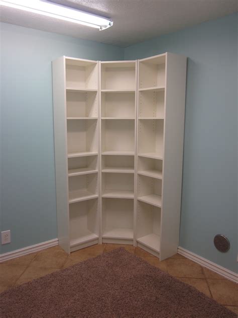 Corner Bookcase Ikea White Skinny Bookshelf Home Diy Storage Spaces