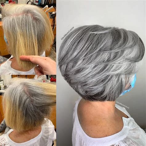 Hairstylist Shares Amazing Transformations Of Women Who Rock Their Gray Locks My Modern Met