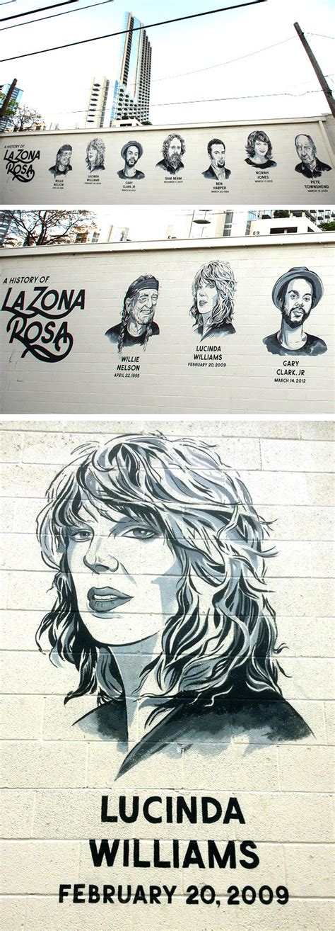 La Zona Rosa Musician Mural Austin Tx On Behance