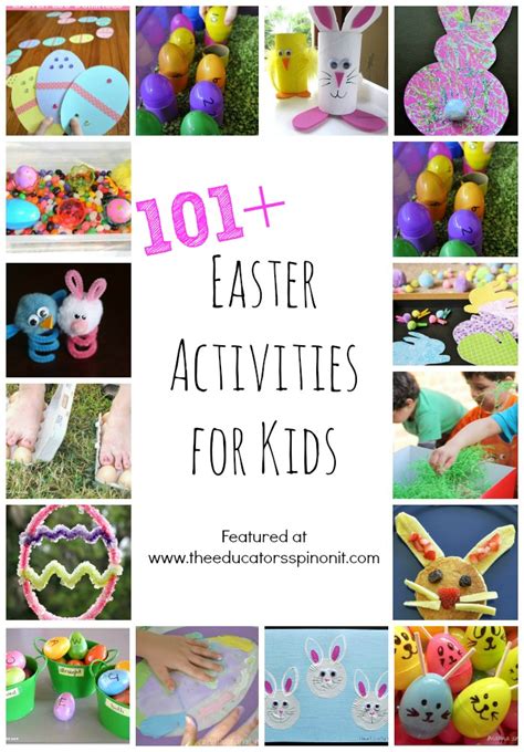 101 Easter Crafts And Easter Activities For Kids The Educators Spin