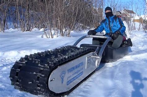 Mtt 136 Treaded Electric Sled Is Far More Awesome Than Its Name Snow