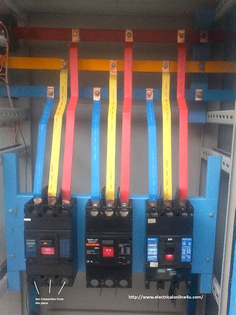 Circuit Breaker Installation For Three Phase Supply Ammeters