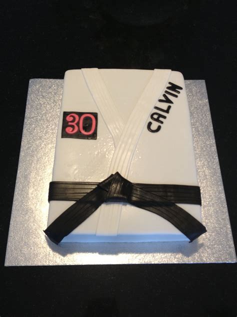 Jiu Jitsu Cake For Camerons Birthday Fondant Cakes Cake Birthday