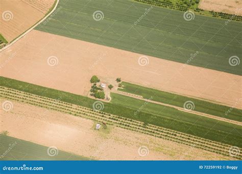 Arable Land In Voijvodina Photographed From Air Stock Photo Image Of
