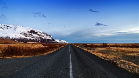 Download Icelandic Road Skaftafell Iceland Hd Wallpaper For 4k 3840 X