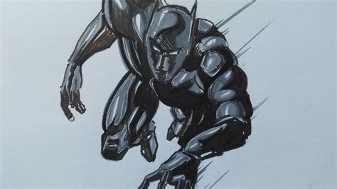 Black Panther Drawing Marvel At Getdrawings Free Download