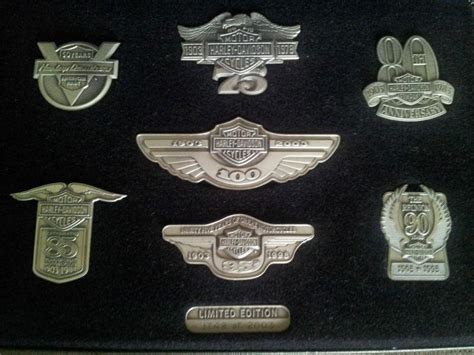 Sell 100th Anniversary Harley Davidson Medallion Set In Harbor City