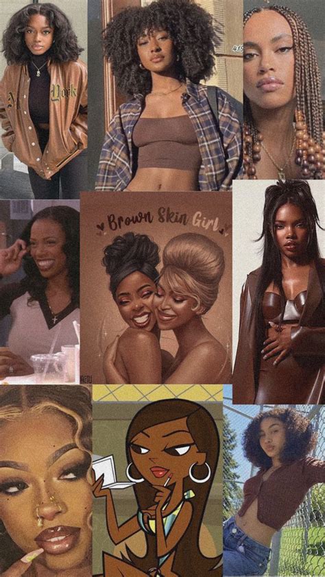 Black Girl Aesthetic Wallpaper Brown Aesthetics In 2022 Brown Skin