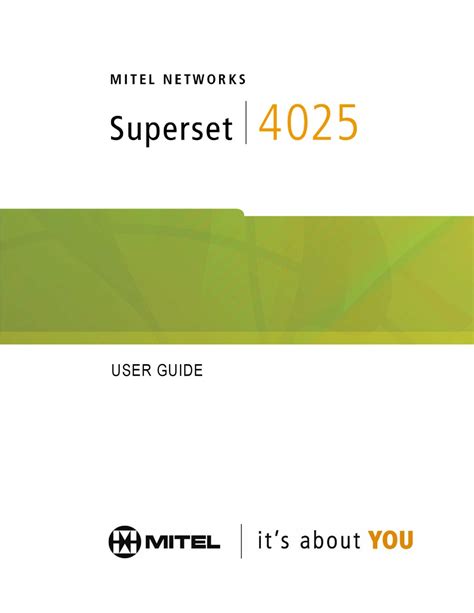 The mitel 5448 pkm provides 48 additional. MITEL SUPERSET 4025 USER MANUAL Pdf Download | ManualsLib
