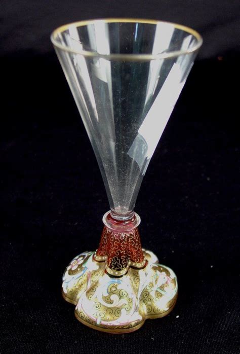 Moser Clear Cordial Glass With Ruffled Hand Jan 17 2014 Stevens Auction Company In Ms