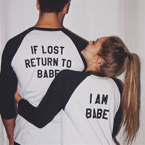 New Women Men 2018 Long Sleeve Top If Lost Return To Babe I Am Babe