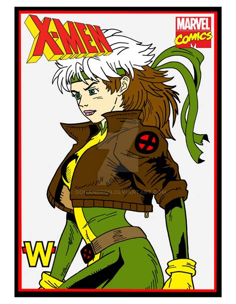 Marvel Comics Rogue From The X Men By Donandron On Deviantart