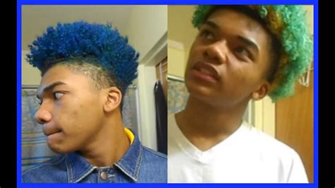 It honestly depends on how dark your hair is to begin with, but you will know it's time to rinse the bleach out when usually, people starting with dark brown or black hair will have to repeat the bleaching process at least 2 times. HOW TO: Dye Your Hair Blue (SOMEWHAT FAIL) - YouTube