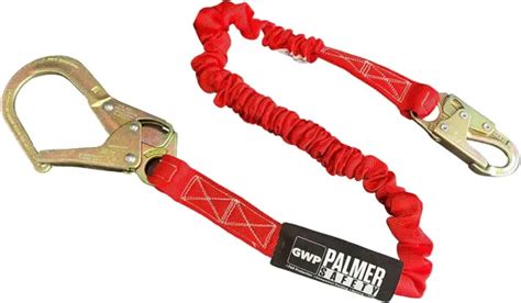 Palmer Safety Fall Protection L122233 6 Internal Shock Lanyard Double