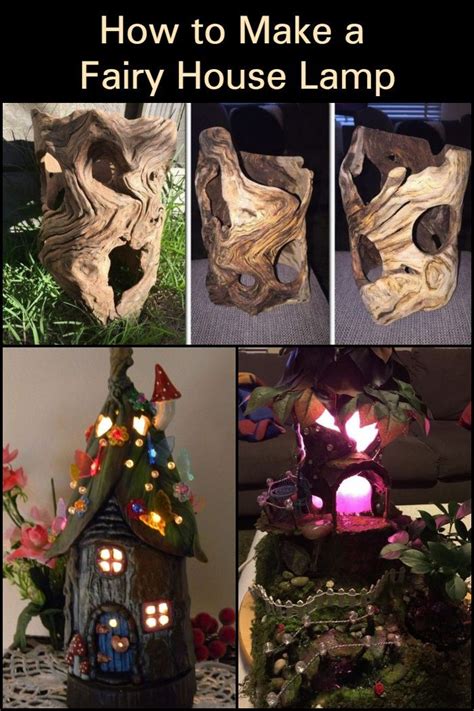 Build A Cool And Whimsical Fairy House Lamp Your Projects Obn House Lamp Fairy House Diy