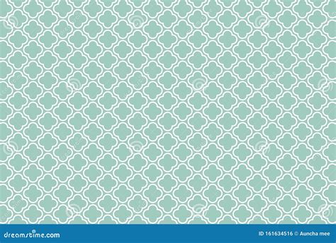 Quatrefoil Geometric Seamless Pattern Background Illustration Design