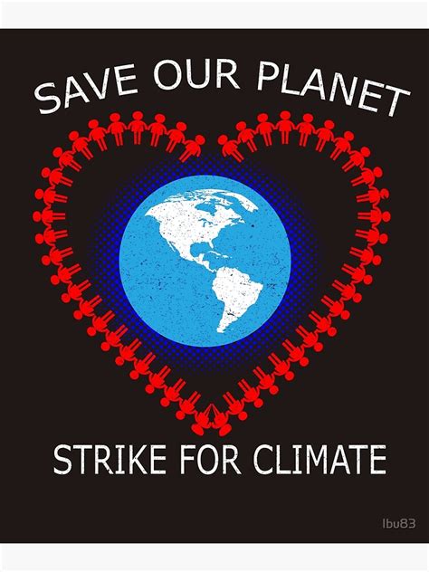 Save Our Planet Kilmastreik Poster For Sale By Ibu83 Redbubble