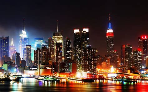 Maybe you would like to learn more about one of these? Download New York Skyline At Night Wallpaper Gallery