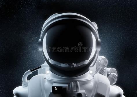 Close Up Of An Astronaut Helmet A Close Up Image Of An Astronaut And