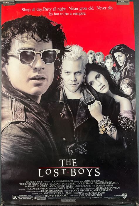 Lost Boys Original Teen Vampire Vintage Movie Poster Original