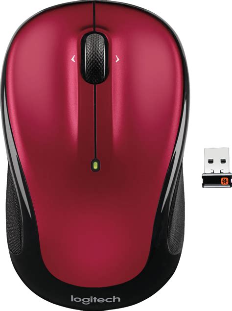 Logitech M325 Wireless Optical Ambidextrous Mouse Red Okinus