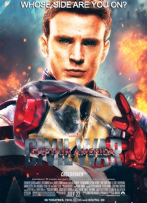 Captain America Civil War Promo Poster 2 By Cag3drav3n On Deviantart
