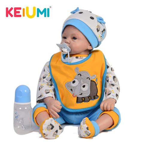 Keiumi Special 22 Inch Reborn Baby Doll Realistic Silicone Vinyl Dolls