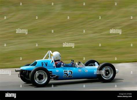 Bob Haan Races His 1968 Zink Formula Vee Car At The Vintage Grand Prix