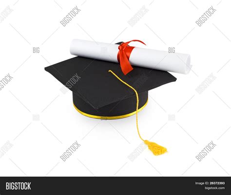 Graduation Cap Diploma Image And Photo Free Trial Bigstock
