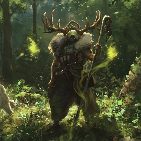 Exiled Druids Of Lornwood Teemu Husso Concept Art Characters