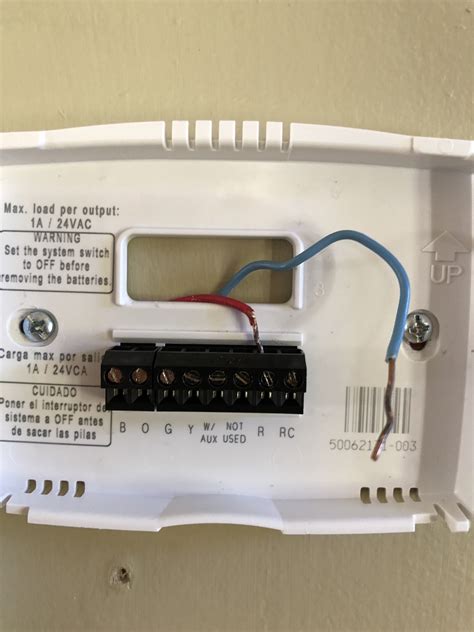 Dual Thermostat Wiring Where Do I Connect My C Wire From My