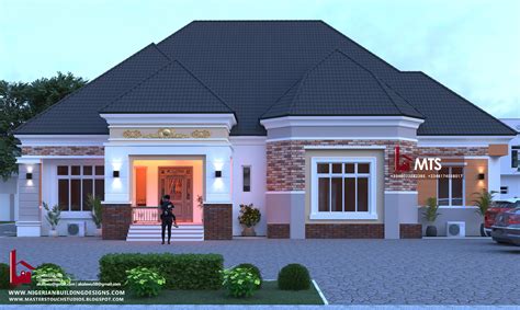 4 Bedroom Bungalow Rf 4028 Nigerian Building Designs