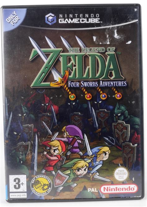 The Legend Of Zelda Four Swords Adventures Gamecube Retro Console Games Retrogame Tycoon