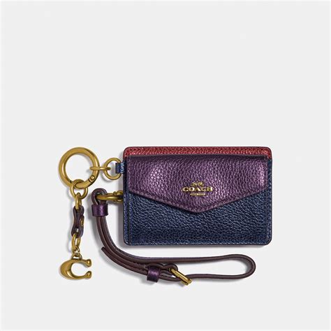 Sign up to receive coach emails and be first to hear about new arrivals, events and more. Card and coin pouch in colorblock in 2020 | Pouch, Luxury ...