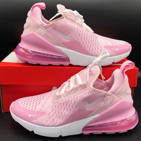 Nike Air Max 270 Gs Pink Foam White Shoes Sneakers Cv9645 600 Gs