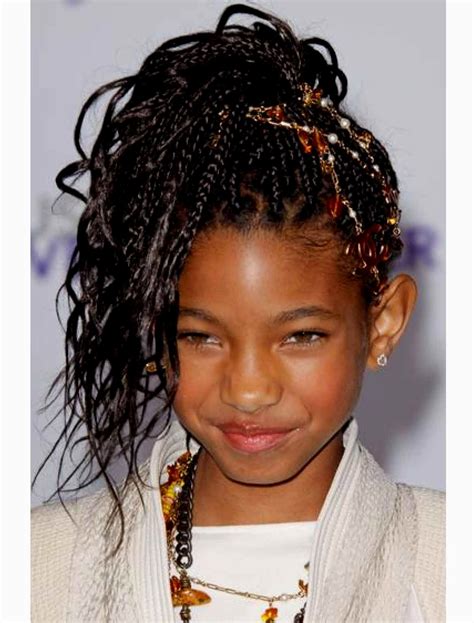 Fabulous ponytail with side braid for sunny mornings. 64 Cool Braided Hairstyles for Little Black Girls (2020 ...