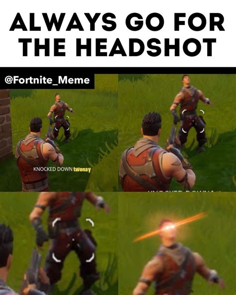 35 Best Photos Fortnite Knocked Down Meme When You Hear Gunshots In