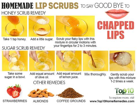 10 Homemade Lip Scrubs To Say Goodbye To Chapped Lips Top 10 Home